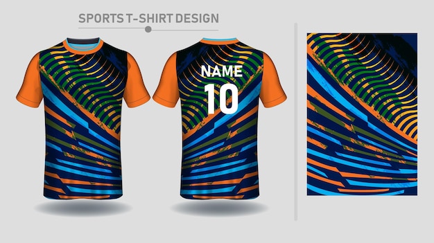 Sports jersey and t shirt template