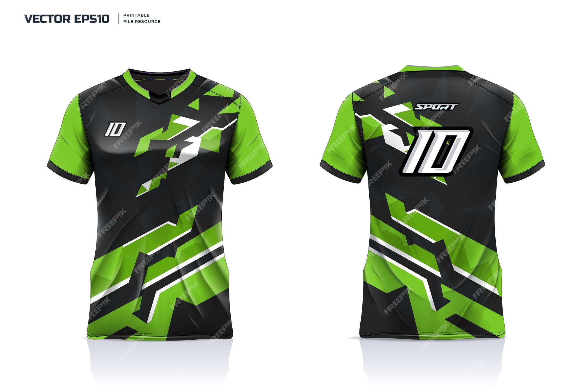 Premium Vector | A sports jersey for the team from the team.