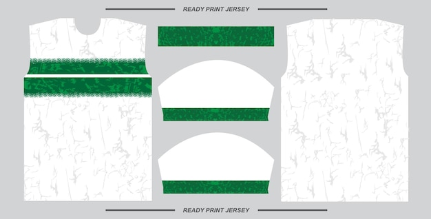 Modello di maglia sportiva pronto per la stampa