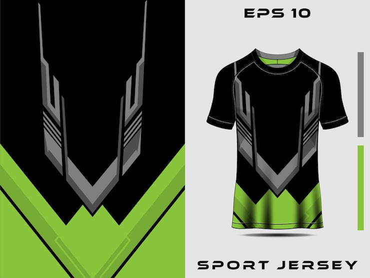 Premium Vector | Sports jersey template racing jersey design soccer jersey