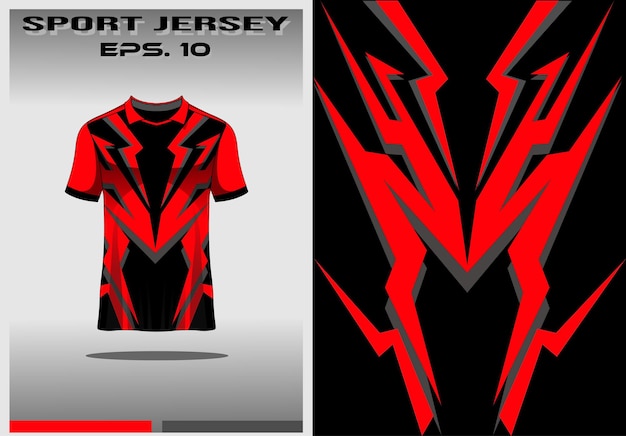 Sports jersey template for team uniforms soccer jersey racing