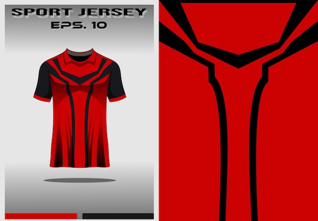 Sports jersey template for team uniforms soccer jersey racing