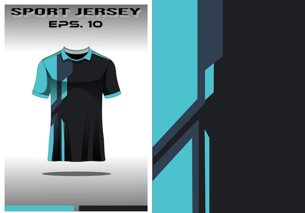 Sports jersey template for team uniforms soccer jersey racing