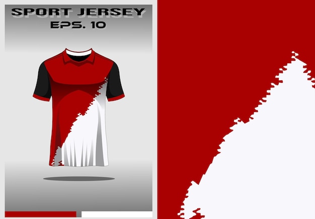 Sports jersey template for team uniforms soccer jersey racing