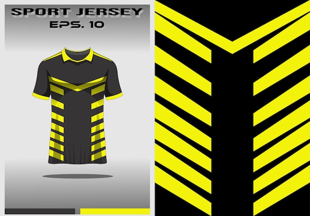 Sports jersey template for team uniforms soccer jersey