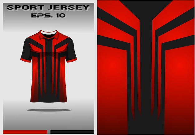 Sports jersey template for team uniforms soccer jersey