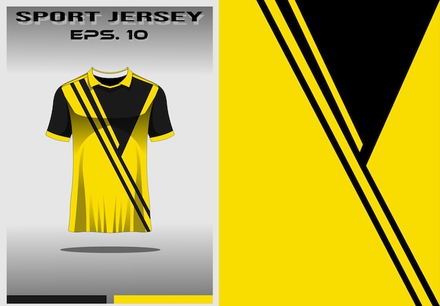 Sports jersey template for team uniforms soccer jersey