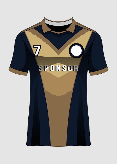 Sports jersey template for team uniforms soccer jersey