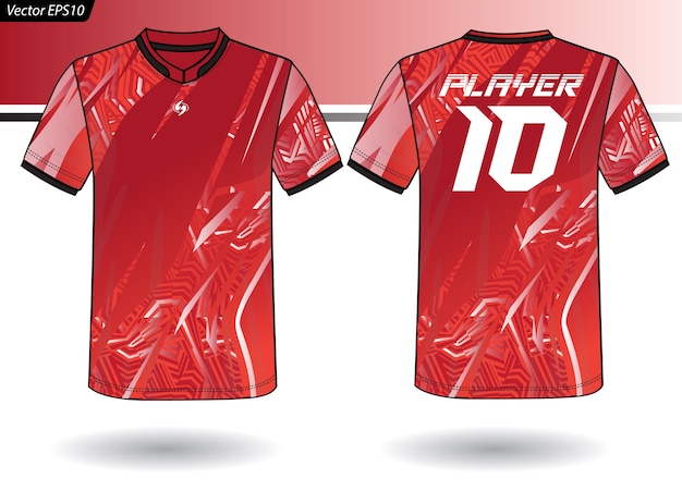 Sports jersey template for team uniforms