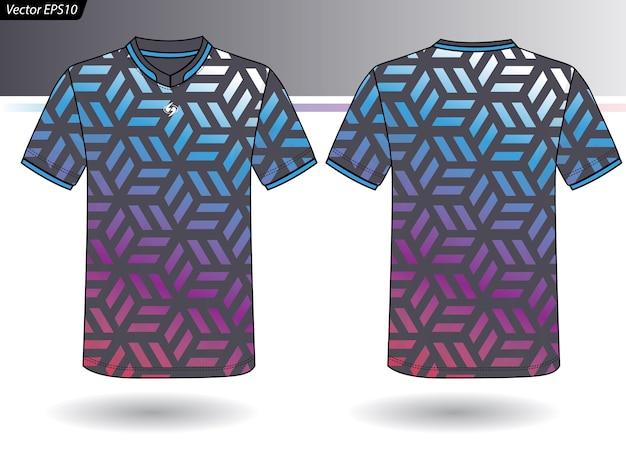 Sports Jersey template for team uniforms  