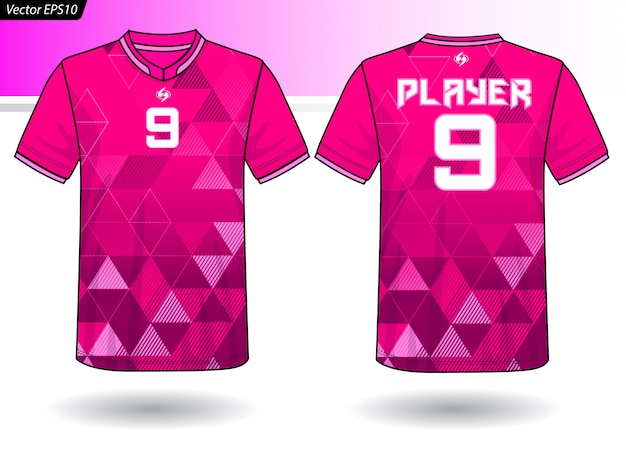 Sports jersey template for team uniforms