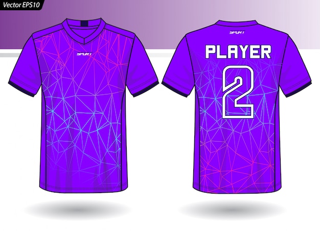 Sports Jersey template for team uniforms