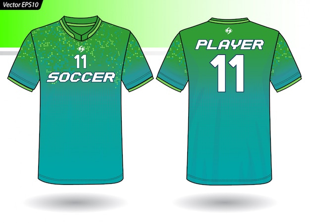 Sports Jersey template for team uniforms