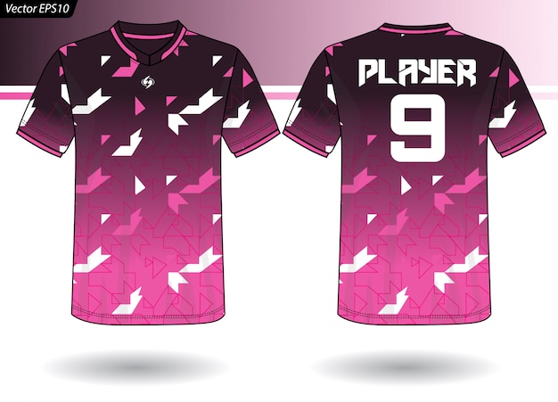 Sports jersey template for team uniforms