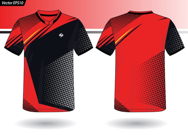 Sports Jersey template for team uniforms 