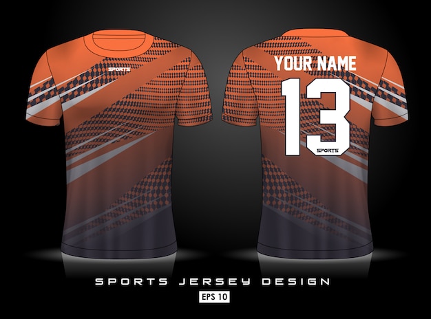 Modello di jersey sportivo