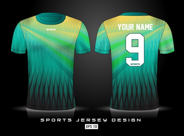 Vector sports jersey template