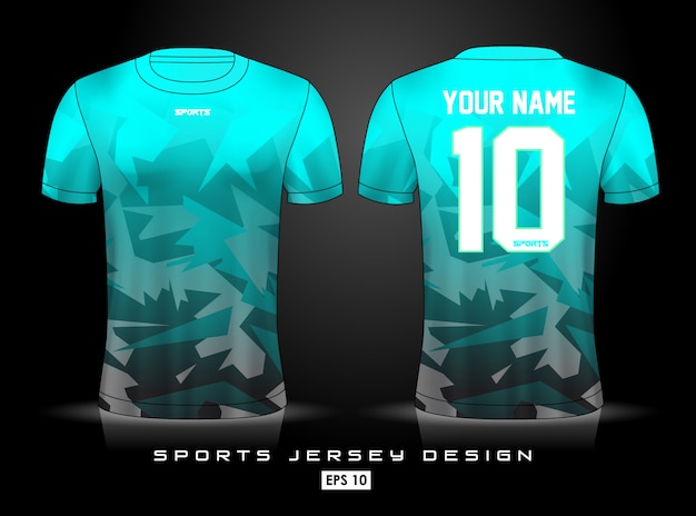 Vector sports jersey template