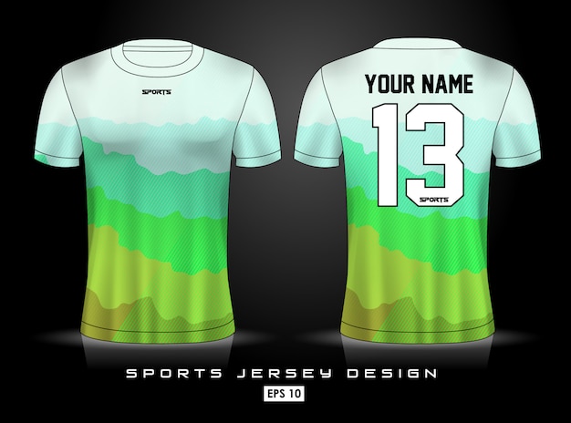 Sports jersey template