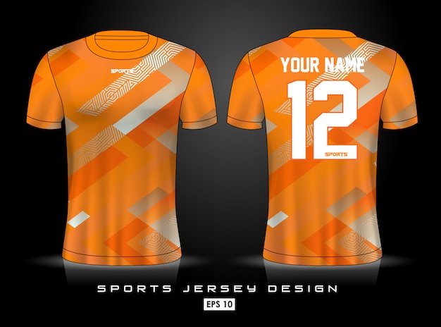 Vector sports jersey template