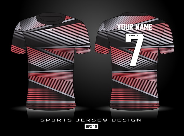 Vector sports jersey template