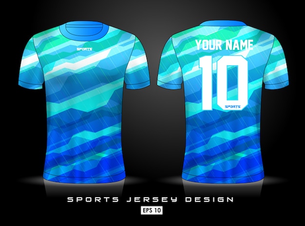 Vector sports jersey template