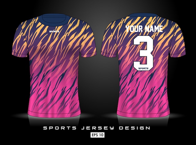 Sports jersey template