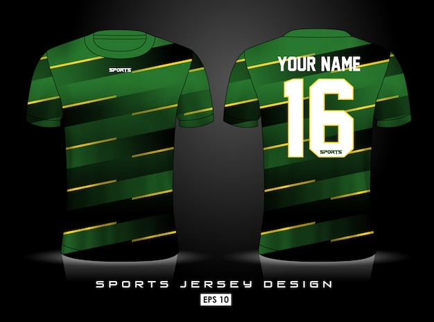 Vector sports jersey template