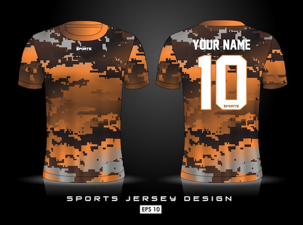 Sports jersey template