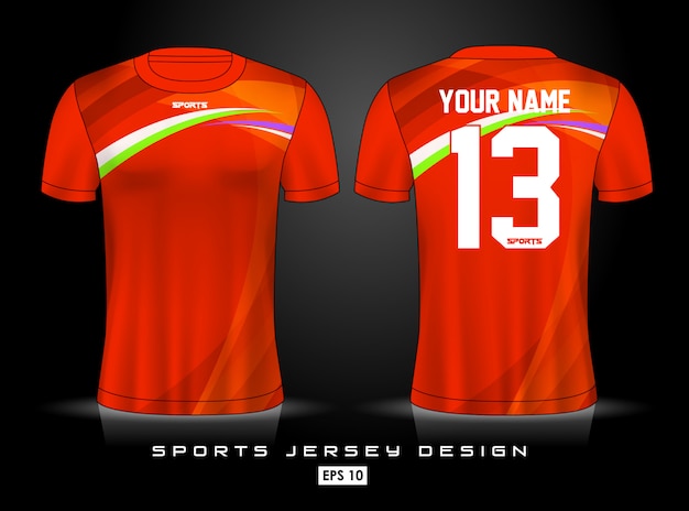 Modello di jersey sportivo