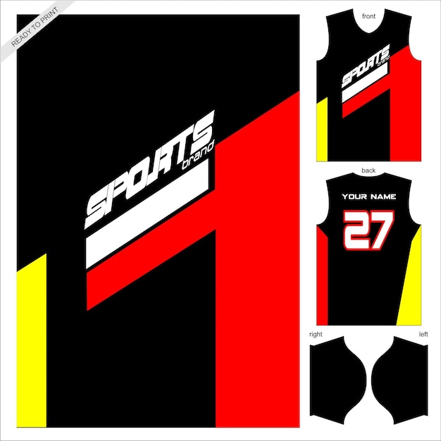 Design della trama della maglia sportiva pronto per la stampa per la fabbrica di sublimazione per le gare di ciclismo di calcio