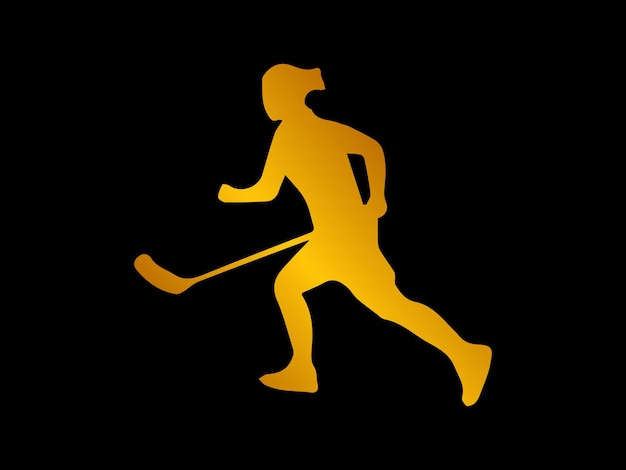 sports player silhouette