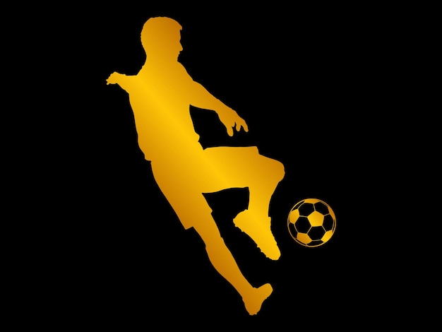 sports player silhouette