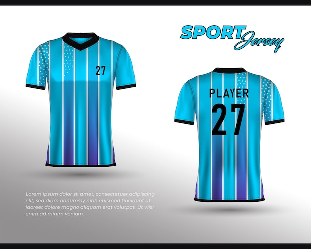 スポーツ レーシング ジャージー デザイン、フロント バック t シャツ デザイン。サッカー レース サイクリング ゲーミング ジャージー用のスポーツ デザイン