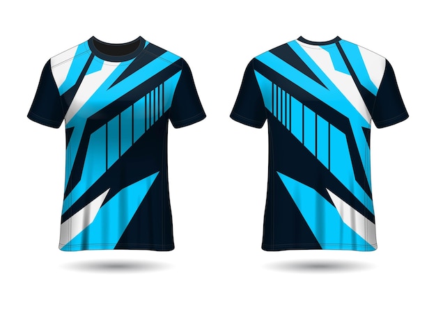 Sport racing jersey design per le uniformi della squadra vettore