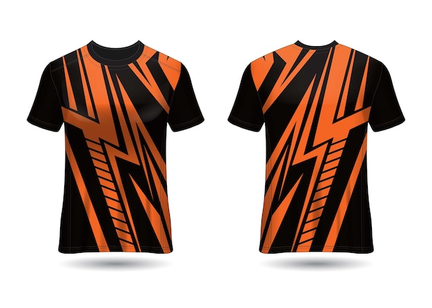 Sports racing  jersey design template for team uniforms vector