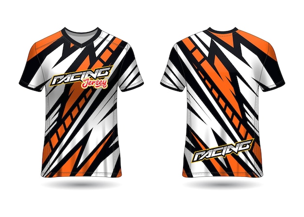 Sports Racing  Jersey Design Template for Team Uniforms  