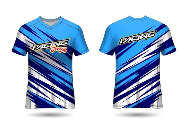 Sports Racing  Jersey Design Template for Team Uniforms  