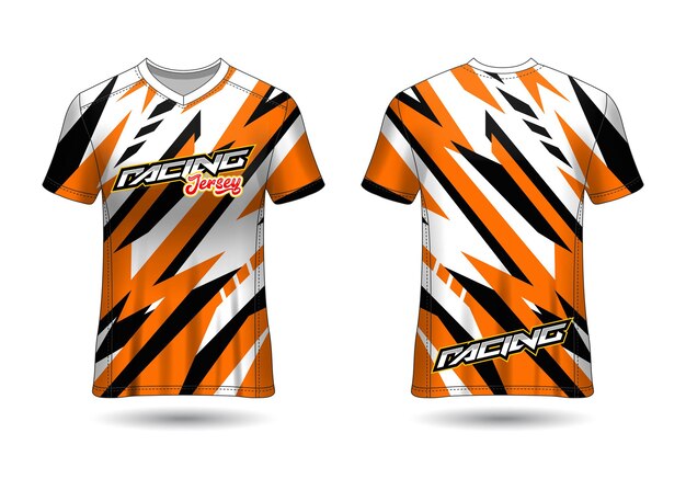 Sports Racing  Jersey Design Template for Team Uniforms  