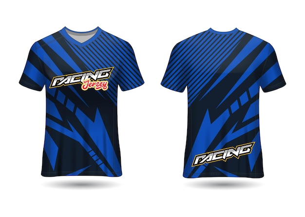 Sports Racing  Jersey Design Template for Team Uniforms  