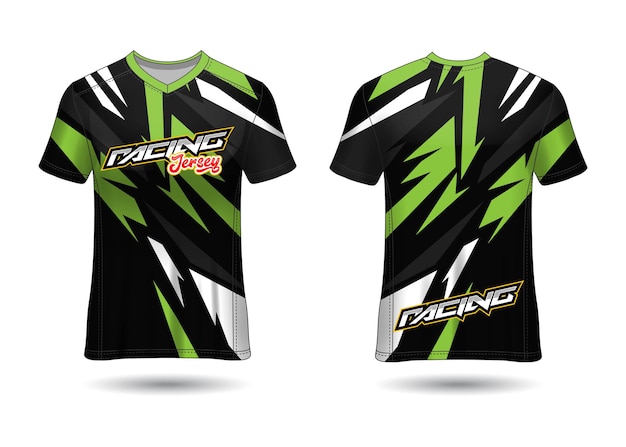 Sports Racing  Jersey Design Template for Team Uniforms  