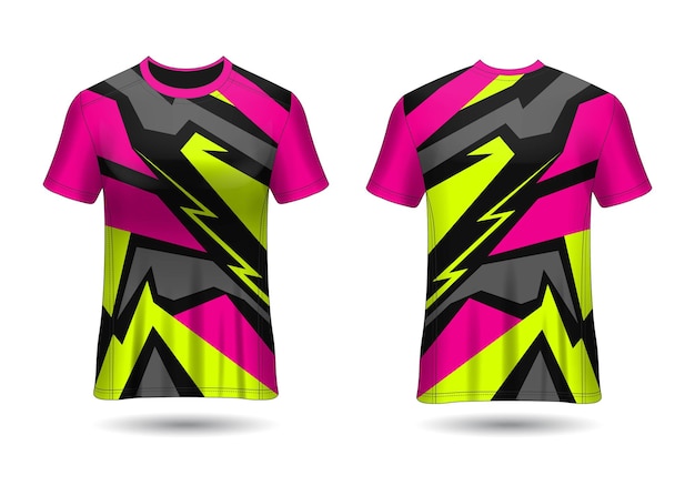 Sports racing  jersey design vector