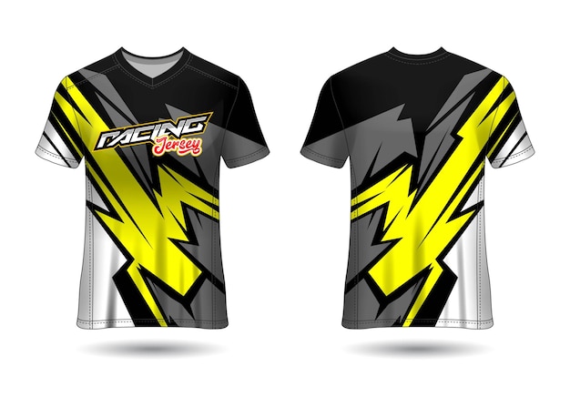 Sports Racing Jersey ontwerpsjabloon voor teamuniformen