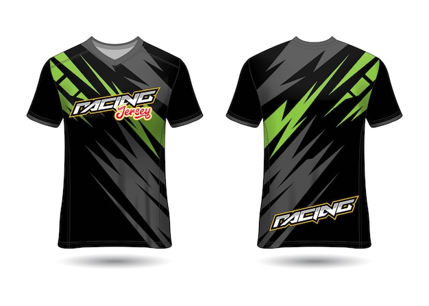 Sports Racing Jersey ontwerpsjabloon voor teamuniformen