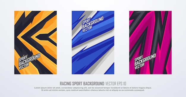 Sports racing texture background pack