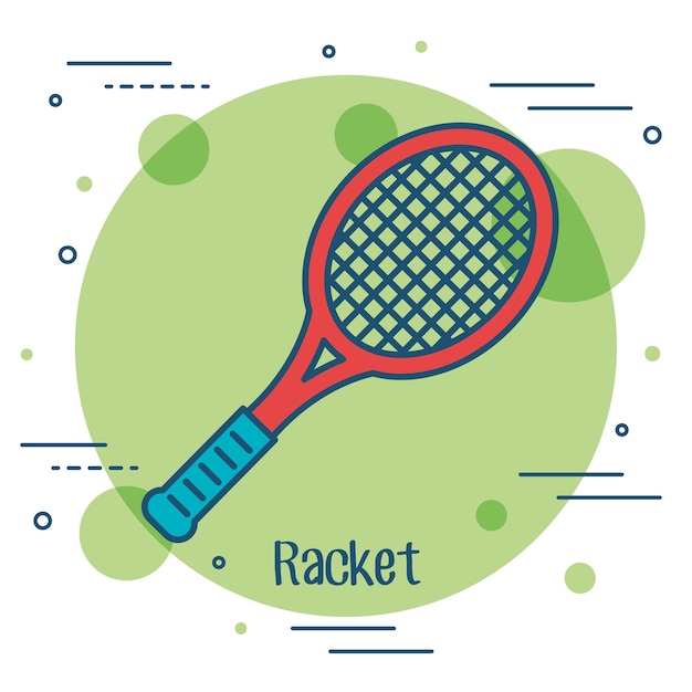 Vector sports racket