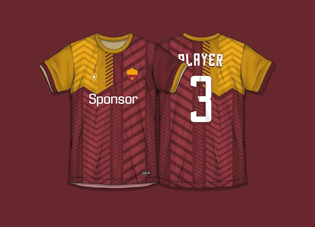 Sports shirt design ready to print Football shirt for sublimation