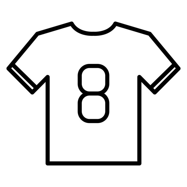 Vector sports shirt vector illustration