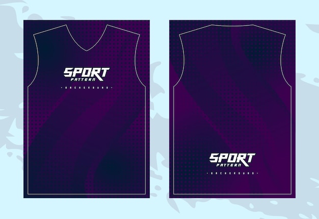 Sports T Shirt Template Design for football, volleyball, cycling, badminton uniform