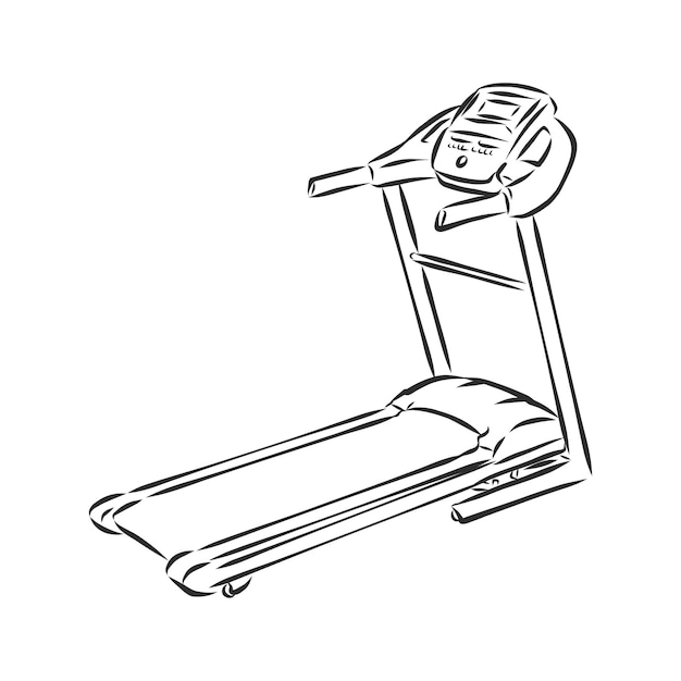 Best Free Stickman running on treadmill Illustration download in PNG   Vector format